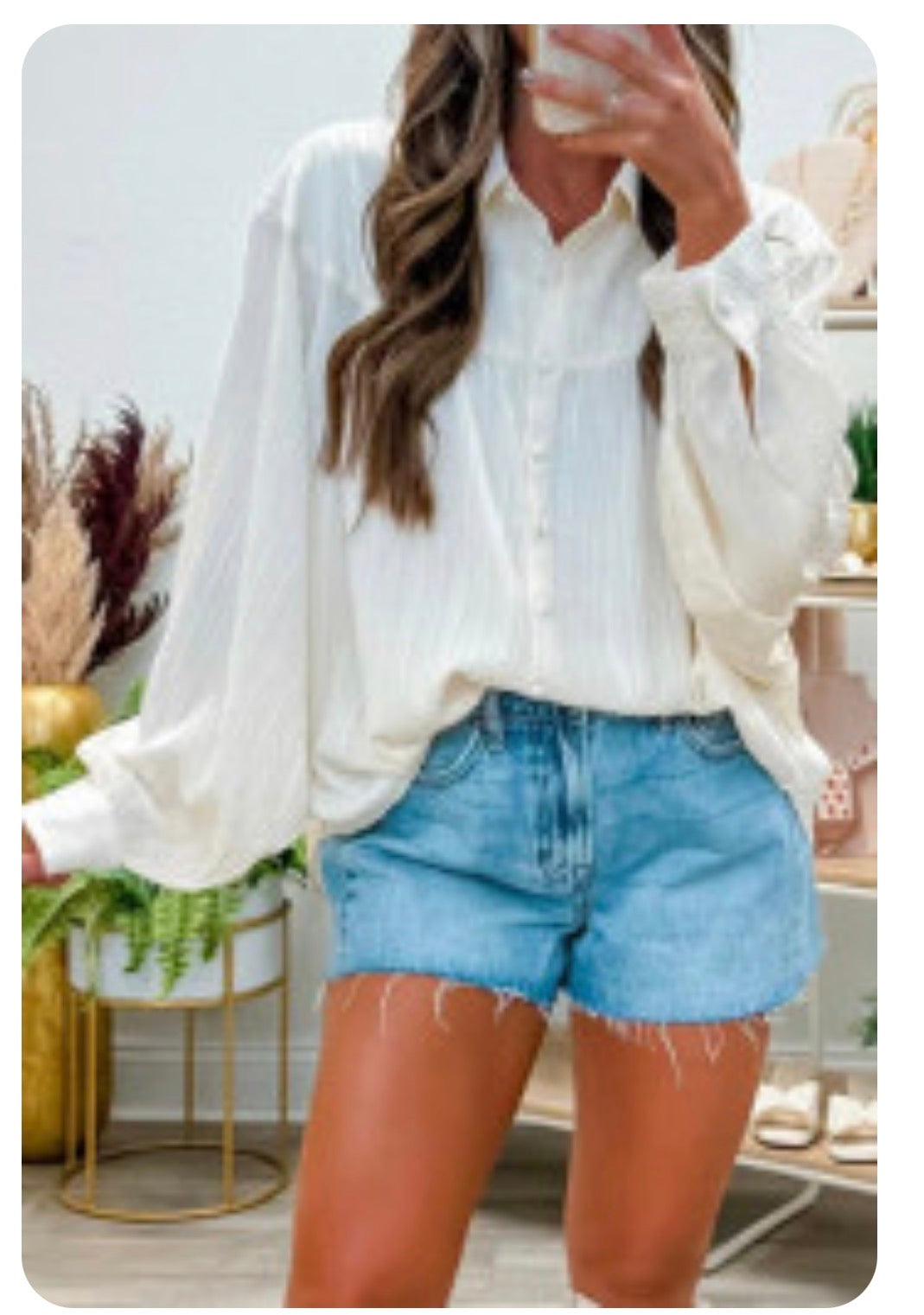 White Magnolia Top