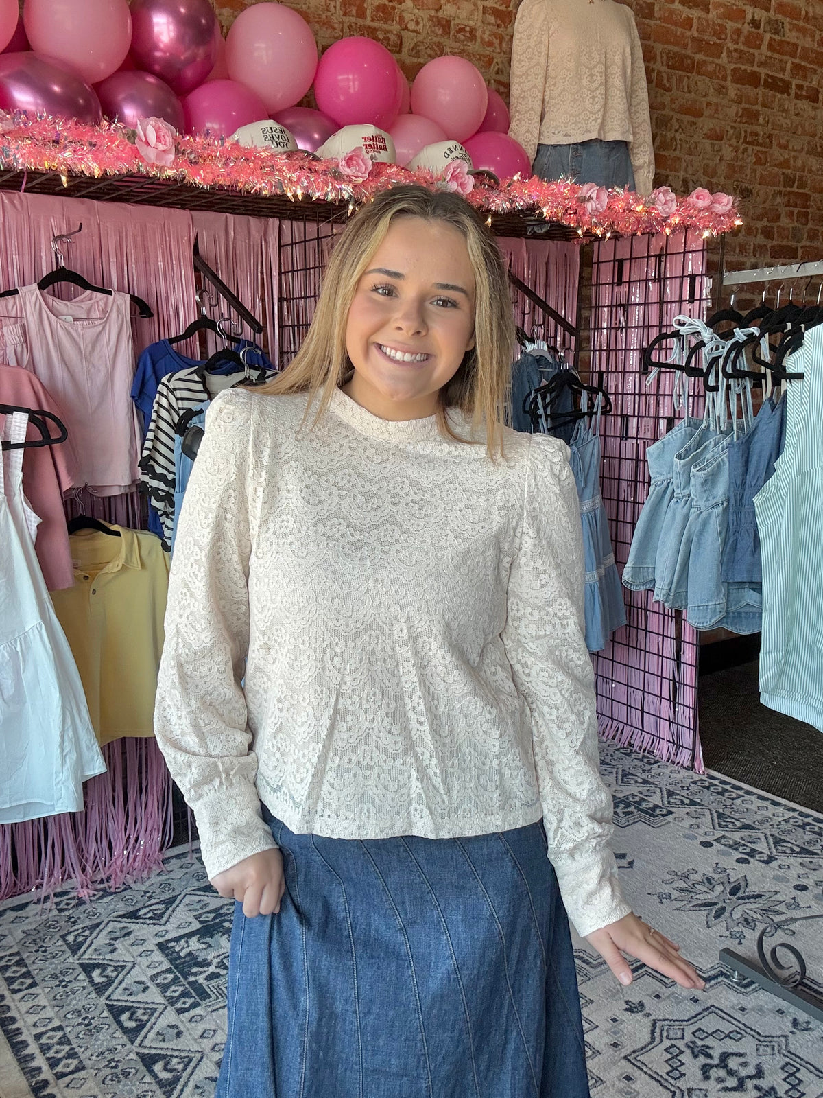 Ivory Romance Top