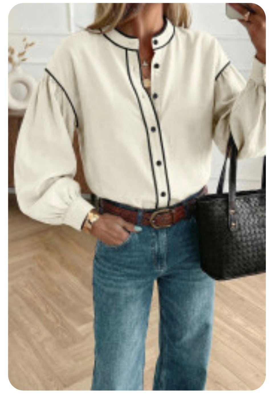 Uptown Cream Top
