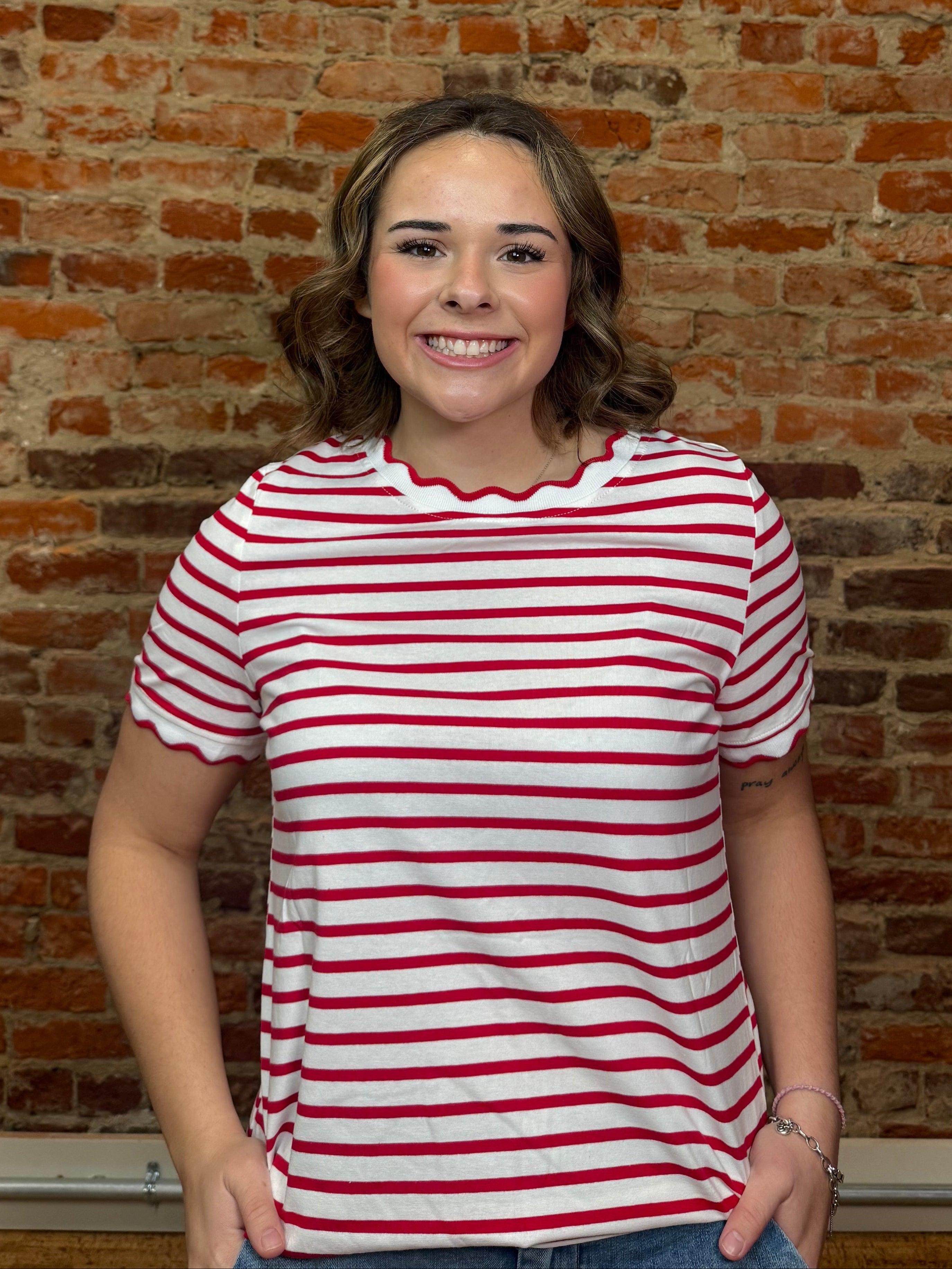 Sweetheart Stripe Tee