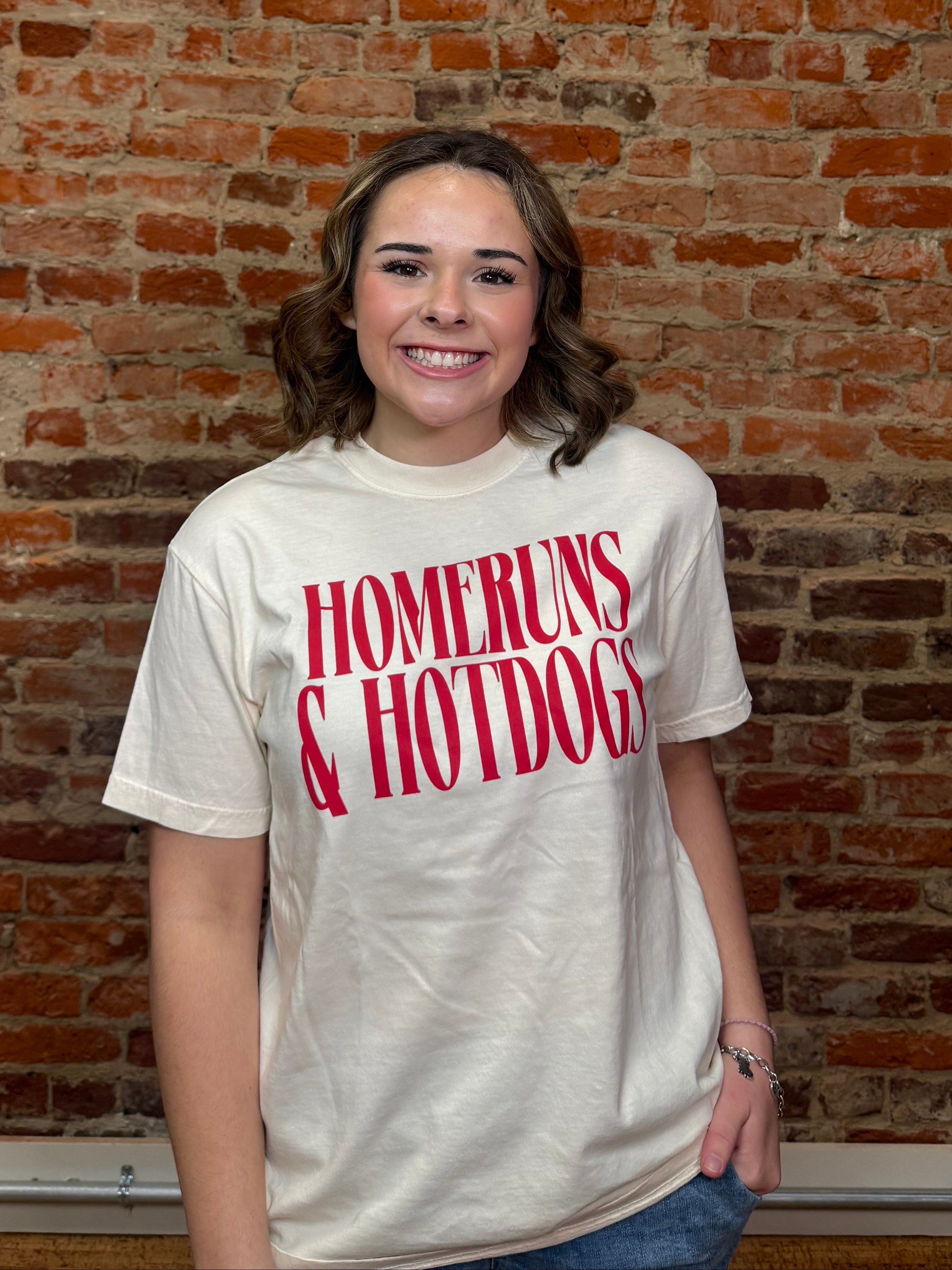 Home Runs & Hot Dogs Tee